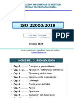 Iso 22000. Octubre 2023 Ivan Jeri Presentacion