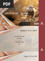 3 - 2024 - Enditnow Sermon - Go Find My Sheep