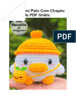 Amigurumi Pato Com Chapeu Receita de PDF Gratis