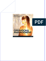 Full Download Operations Management 7th Edition by Nigel Slack PDF