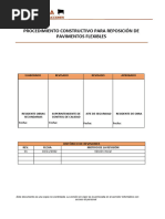 GENA - Procedimiento de Trabajo Reposición de Pavimento Flexible Rev0.1