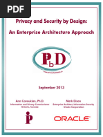 PBD Privacy and Security by Design Oracle