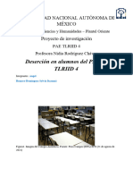 Proyecto de Investigación - Deserción de Los Alumnos Del PAE