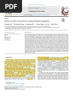 Review On Lattice Structures For Energy Absorption Properties