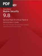 Mobile Security - Tmms-Ee 9.8 Sp5 Patch6 FVDM Ag