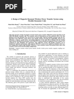 2023 A Design of Magnetic Resonant Wireless Power Transfer System Using Flexible Resonator Coils