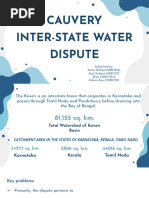 Cauvery Inter State Water Dispute