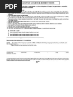 Gangway Log Book Instructions - English