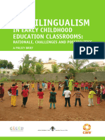 Multilingualism in Early Childhood Settings CECED