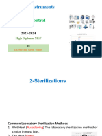 Steralization Lab Instrumentation High Diploma MLT 8 11 2023