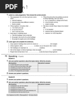 NewEngInUse4 FinalExam1 ListenSpeak