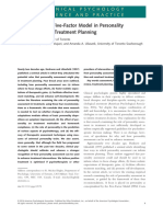 The Role of The Five Factor Model in Personality Assessment and Treatment Planning (2016)