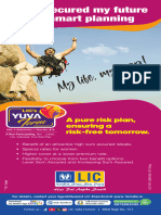 Lic Leaflet Yuva Term 4x9 Inches WXH