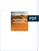 (PDF Download) Bioengineering in Extreme Environments Fulll Chapter