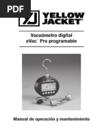 Mantenimientovacuómetro Digital Evac™ Pro Programable