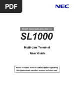 SL1000 MLT User Guide Issue 3-0 - English