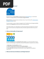 Microsoft Intune Questions