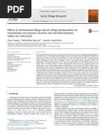 Effects of Conventional Tillage and No Tillage Permutations On Extracellular Soil Enzyme Activities and Microbial Biomass Under Rice Cultivation