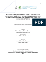 Morales - & - Tordecilla - Recursos Educativos Digitales Accesibles Como Estrategía Didáctica para El Fortalecimiento de Competencias Informáticas en Estudiantes Con Discapacidad Visual