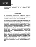 Discusion Sobre LA Influencia DE LA Corriente Criminologica Positivista EN EL Discurso Penal Argentino