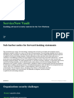 ServiceNow Vault First Call Deck