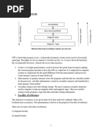 Advanced Architecture Memory