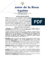 Acto de Venta Con Apoderamiento - FRANCISCA ZABALA SUERO