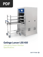 Getinge Lancer Lss 450 Prod Spec Usl Rel2 191009-En-Global-1