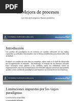 5.0 Mejora de Procesos