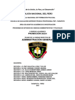 Sílabo de Administracion General PNP 2023-II