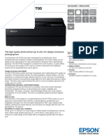 SureColor SC P700 Datasheet