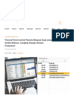 Tutorial Excel Untuk Pemula Maupun Bagi Yang Sudah Bekerja. Leng