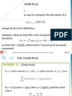 2 - 5 The Chain Rule