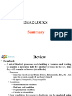 Summary DeadLock