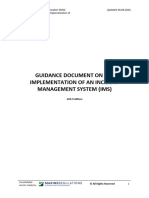 MEPC 61-8-2 - Guidance Document On The Implementation of An Incident Management System (Secretariat)