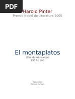 El Montaplatos - Harold Pinter 