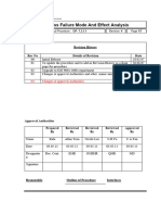 OP-7.3.1.1 Process Failure Mode and Effect Analysis