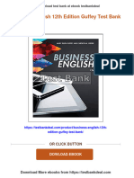 Business English 12th Edition Guffey Test Bank Download PDF