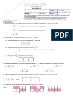 Evaluación Matemática - Fracciones (23 Nov)