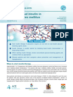 Initiating Basal Insulin in t2dm (Updated On 10 June 2022)