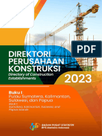 Direktori Perusahaan Konstruksi 2023 Buku I Pulau Sumatera Kalimantan Sulawesi Dan Papua