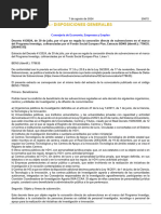 I.-Disposiciones Generales: Consejería de Economía, Empresas y Empleo