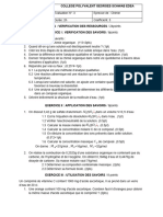 Evaluation N°3 Chimie 2nd C