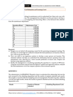 B5 Questions On Cost Estimation and LC