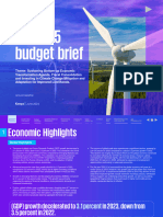 Kenya 2024-2025 Budget Brief