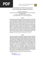 The Practicality of The Problem Posing Approach With The STAD Setting in Mathematics Learning