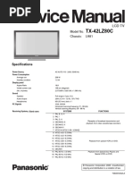 Panasonic tx-42lz80c India Chassis lh81 SM