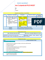 2° Sesión Día 1 Com Leemos La Leyenda Del Pillco Mozo