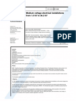 NBR 14039 - Medium Voltage Electrical Installations From 1.0kV To 36.2 KV