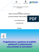 Safety e Security Pubbliche Manifestazioni FORMEZ 2019 - Piattafroma